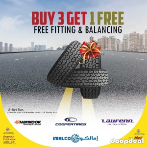 IMALCO “Buy 3 tires Get 1 FREE “ offer! (Selected DOT 2020/2021/2022 tyres only) 