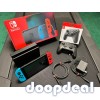 Nintendo Switch Console Neon Blue/Red Joy-Con Bundle w/ Pro Controller