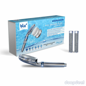 Blu Ionic Shower Filter (Generation X – Limited Edition) Rejuvenate Your Hair & Skin – Handheld