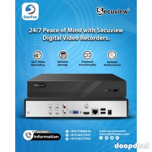 24/7 Peace of Mind with Secuview Digital Video Recorders.