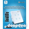 Brushed Panel Elegance, Four Gang Full Control with Secuview Smart Switch.