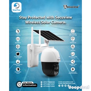 Stay Protected with Secuview Wireless Solar Camera.