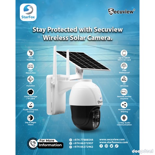 Stay Protected with Secuview Wireless Solar Camera.