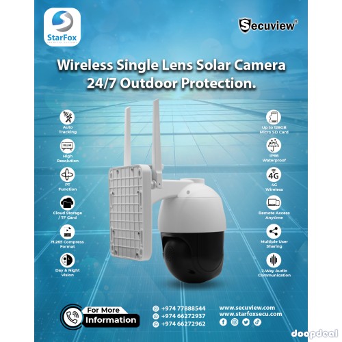 Stay Protected with Secuview Wireless Solar Camera.